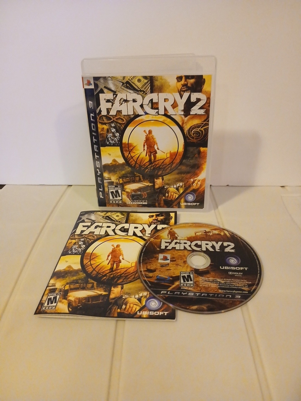 Far Cry 2 PlayStation 3 Game - Yellow/Orange Artwork PS3